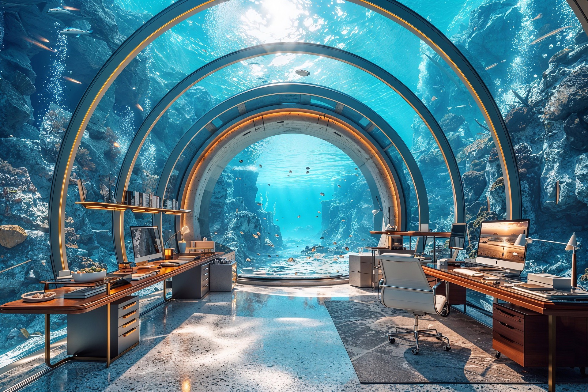 Grapefruit slice atop a pile of other slices